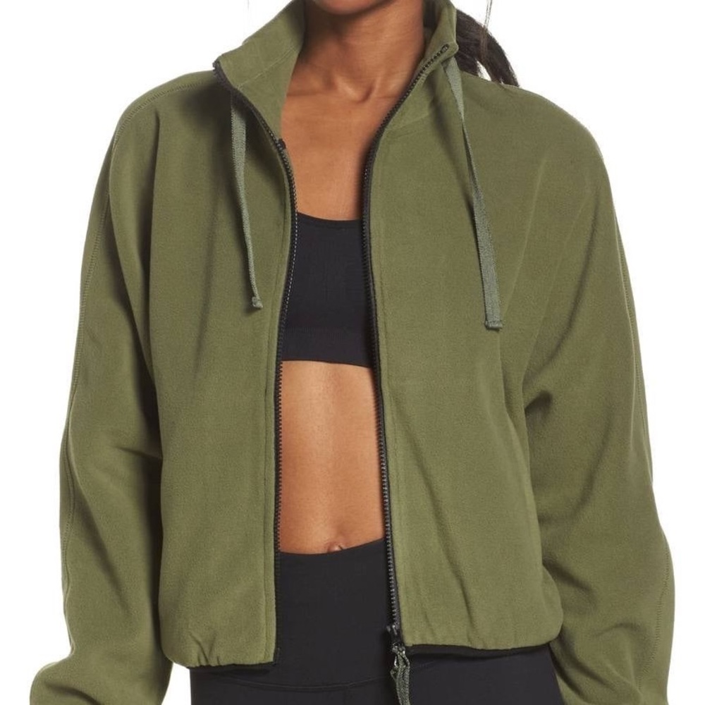FP Movement Cropped Zip-up Fleece Size XS